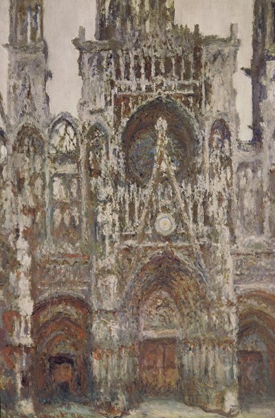 Rouen Cathedral, evening, harmony in brown, 1894 by Claude Monet